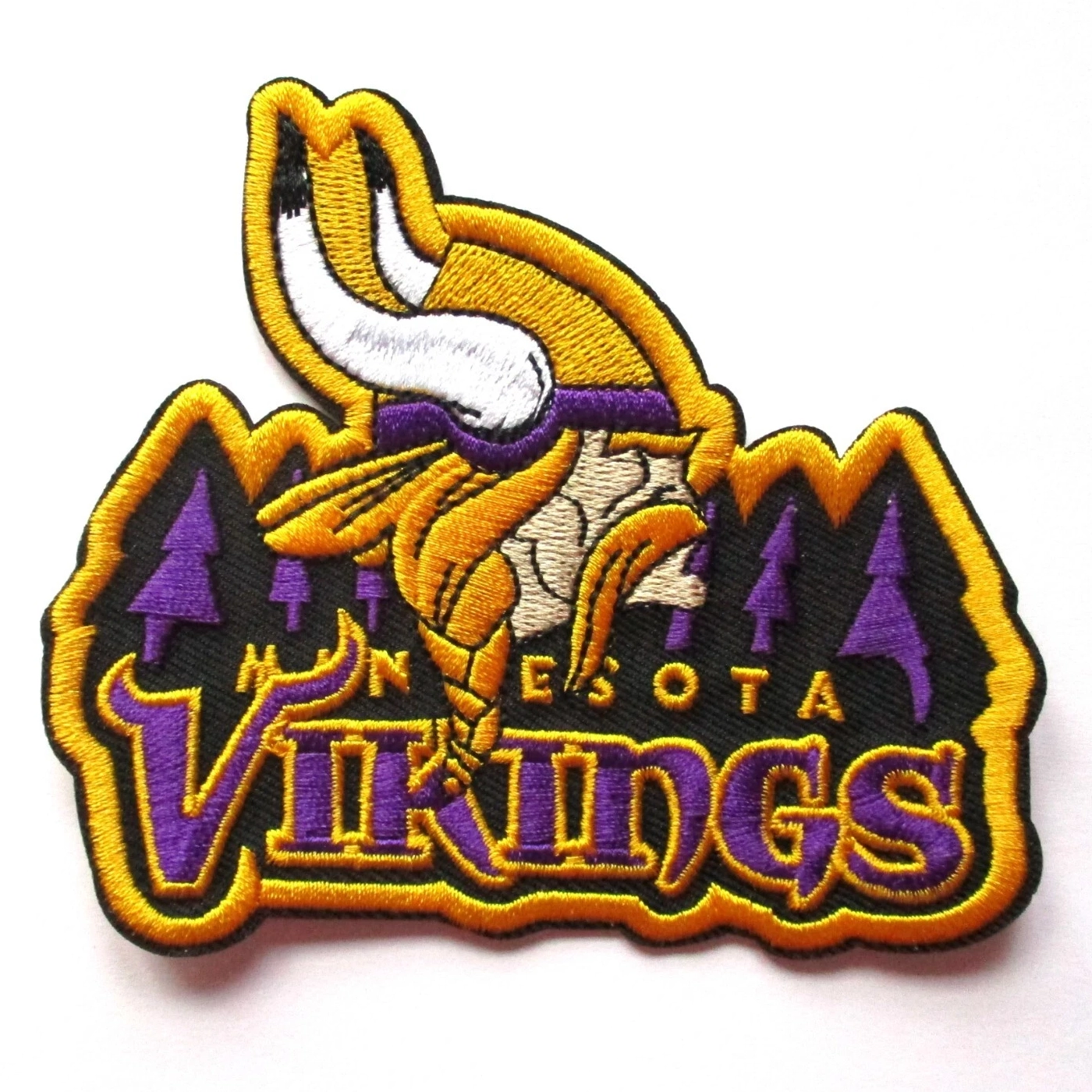 Minnesota vikings mascot logo patch