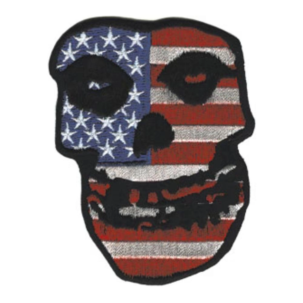Misfits Crimson Ghost USA Flag Patch