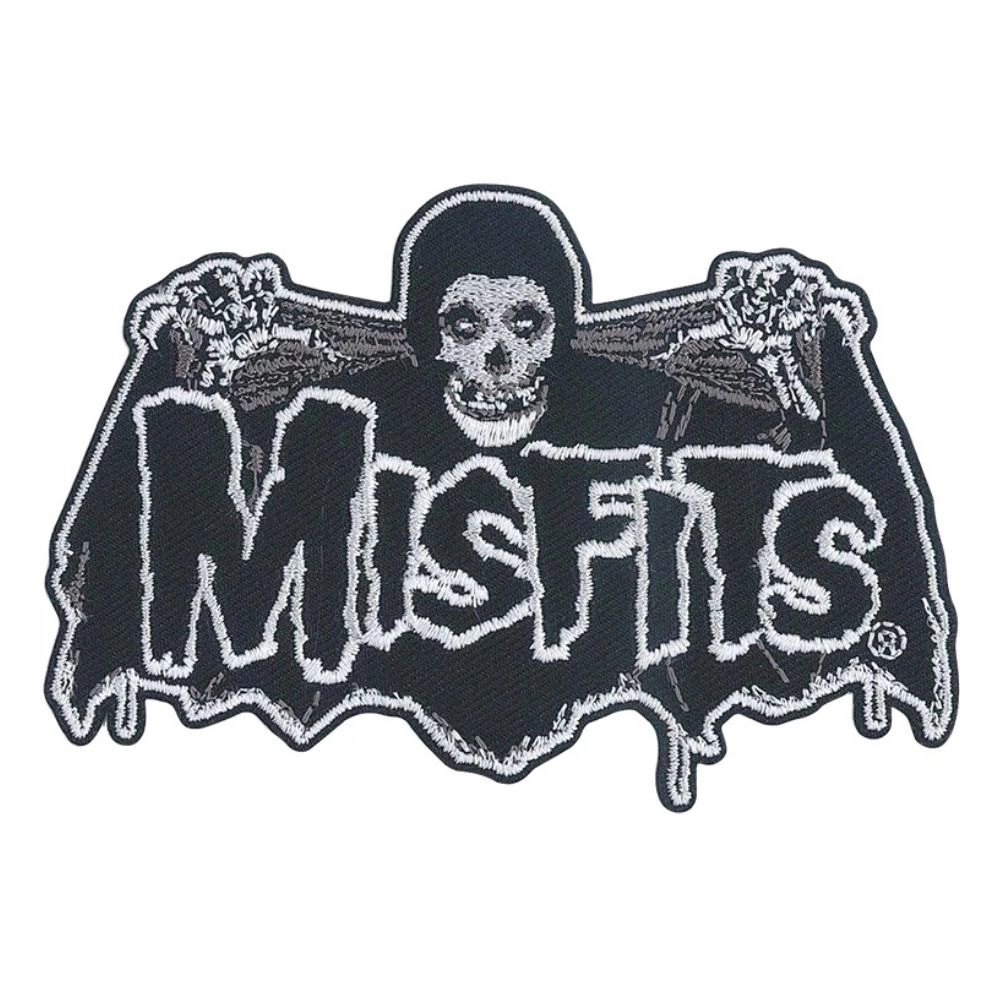 Misfits fiend skull logo embroidered patch