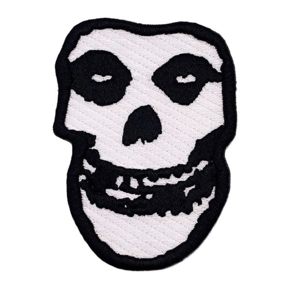 Misfits Fiend White Skull Patch