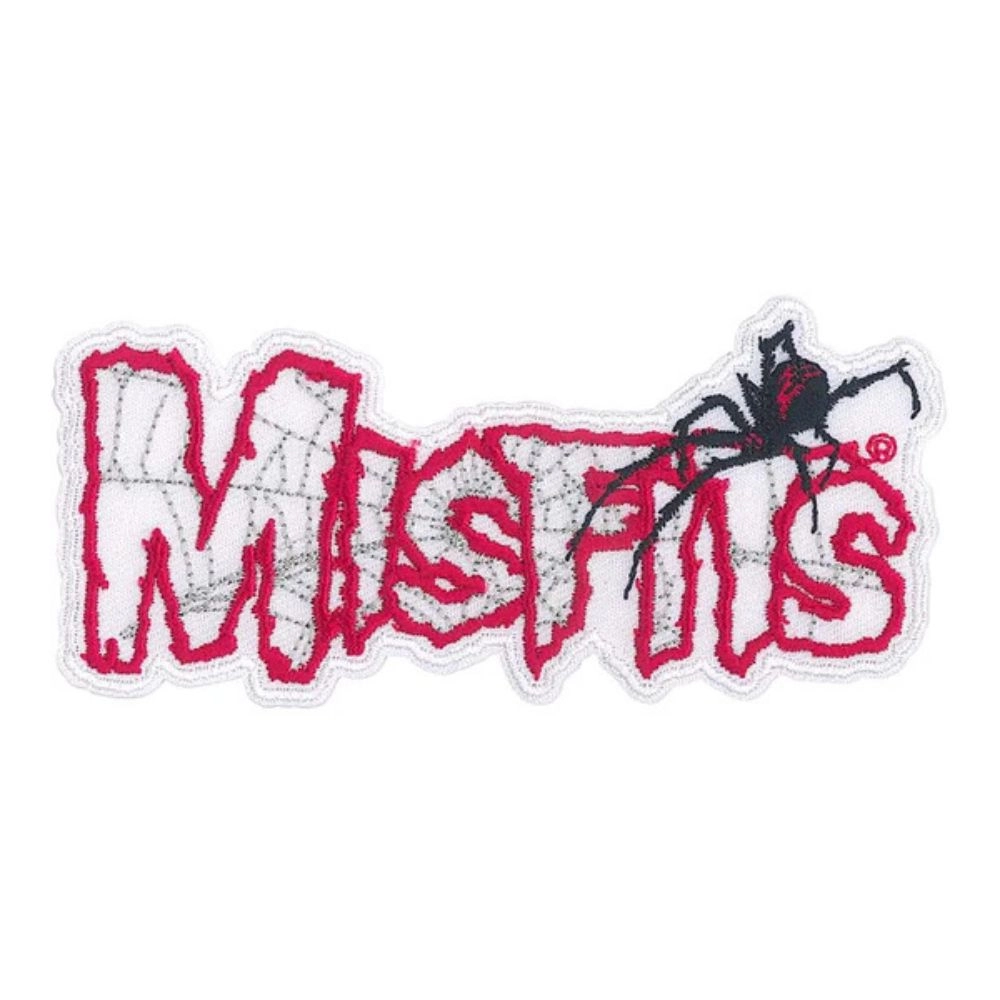 Misfits spiderweb logo patch