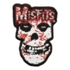 Misfits Blood Splatter Fiend Skull Patch