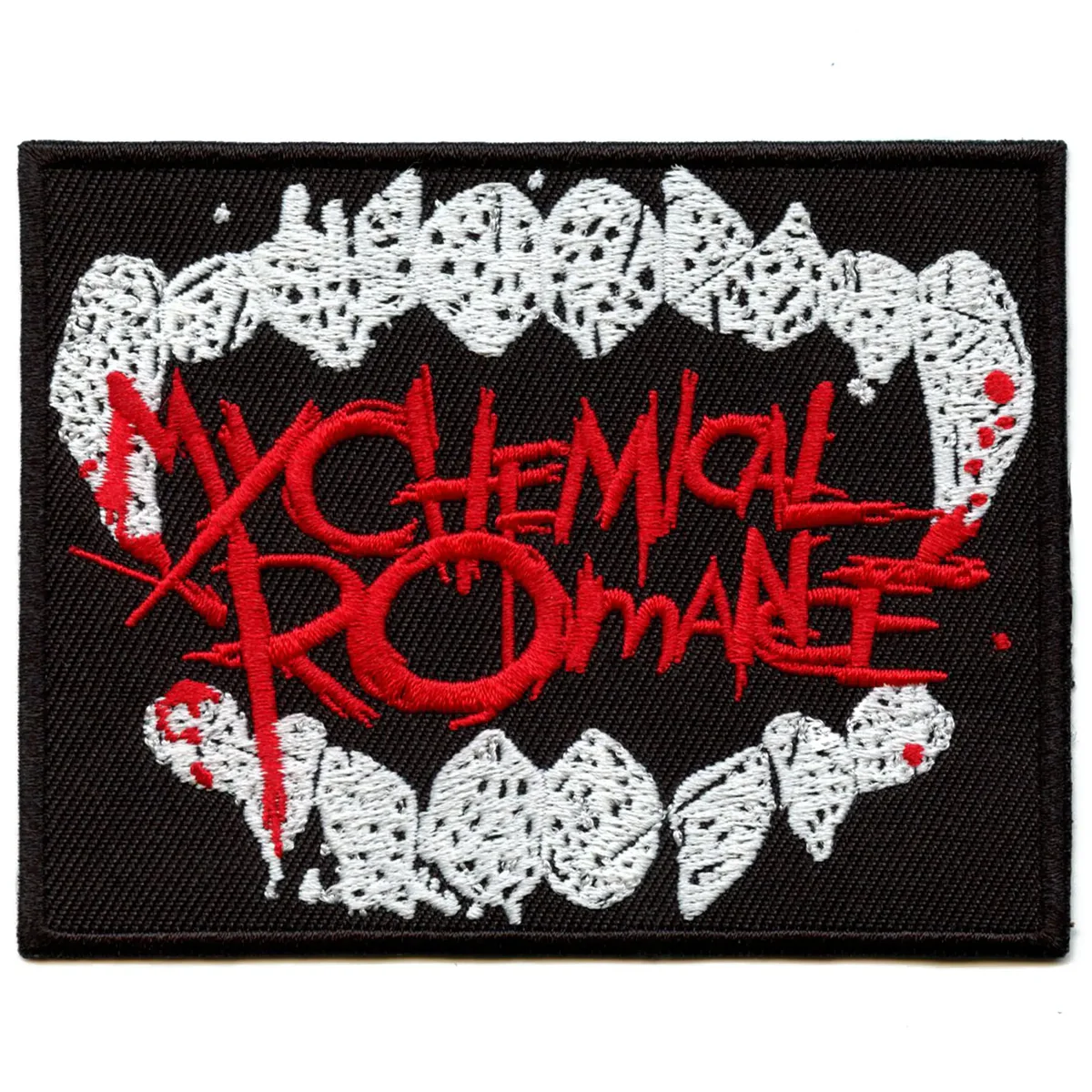 My chemical romance fangs logo patch