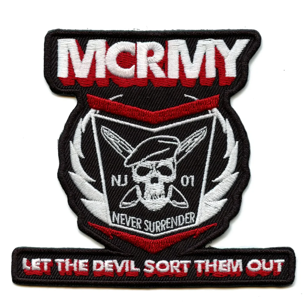 My chemical romance mcrmy nj 01 never surrender patch