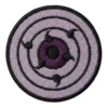 Naruto rinnegan eye embroidered patch