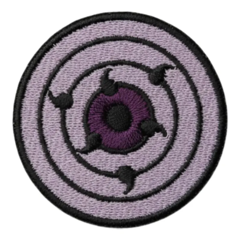 Naruto rinnegan eye embroidered patch