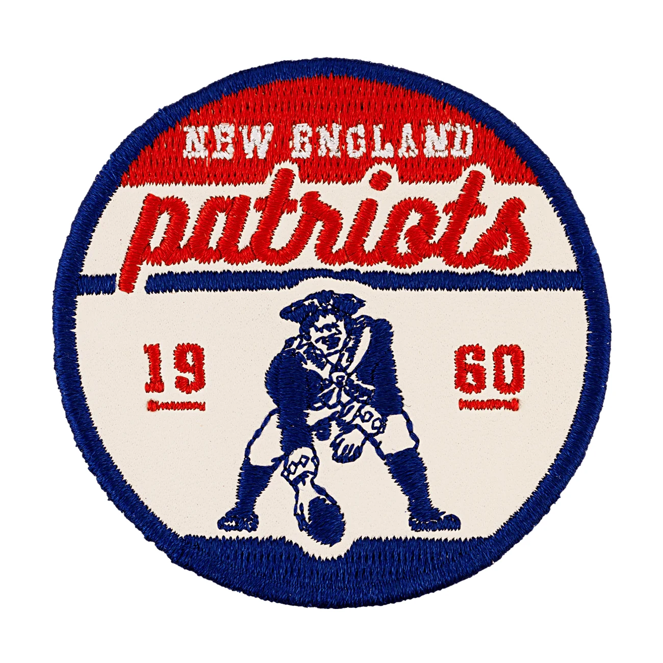 New england patriots 1960 logo embroidered patch