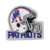 New england patriots helmet logo embroidered patch