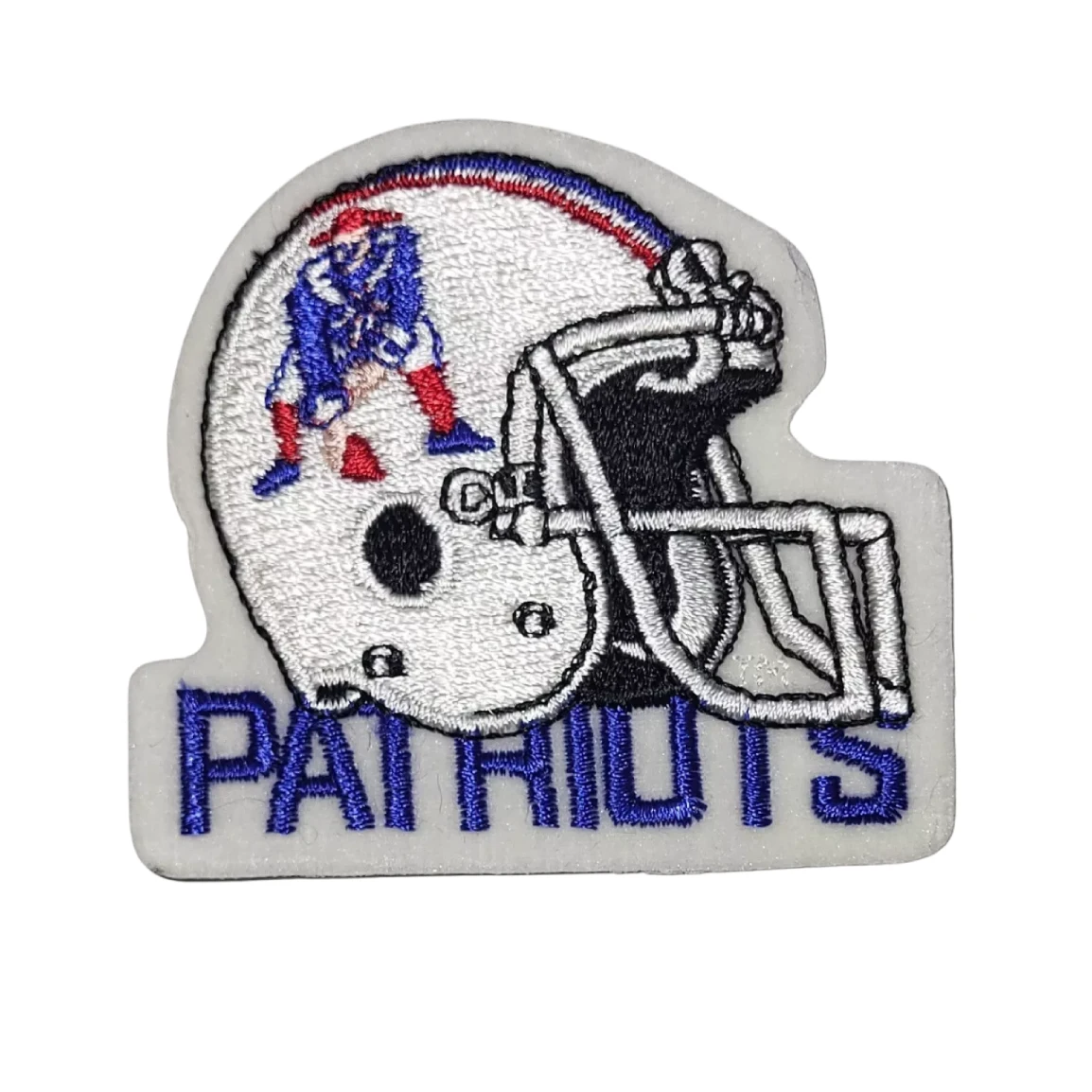 New england patriots helmet logo embroidered patch
