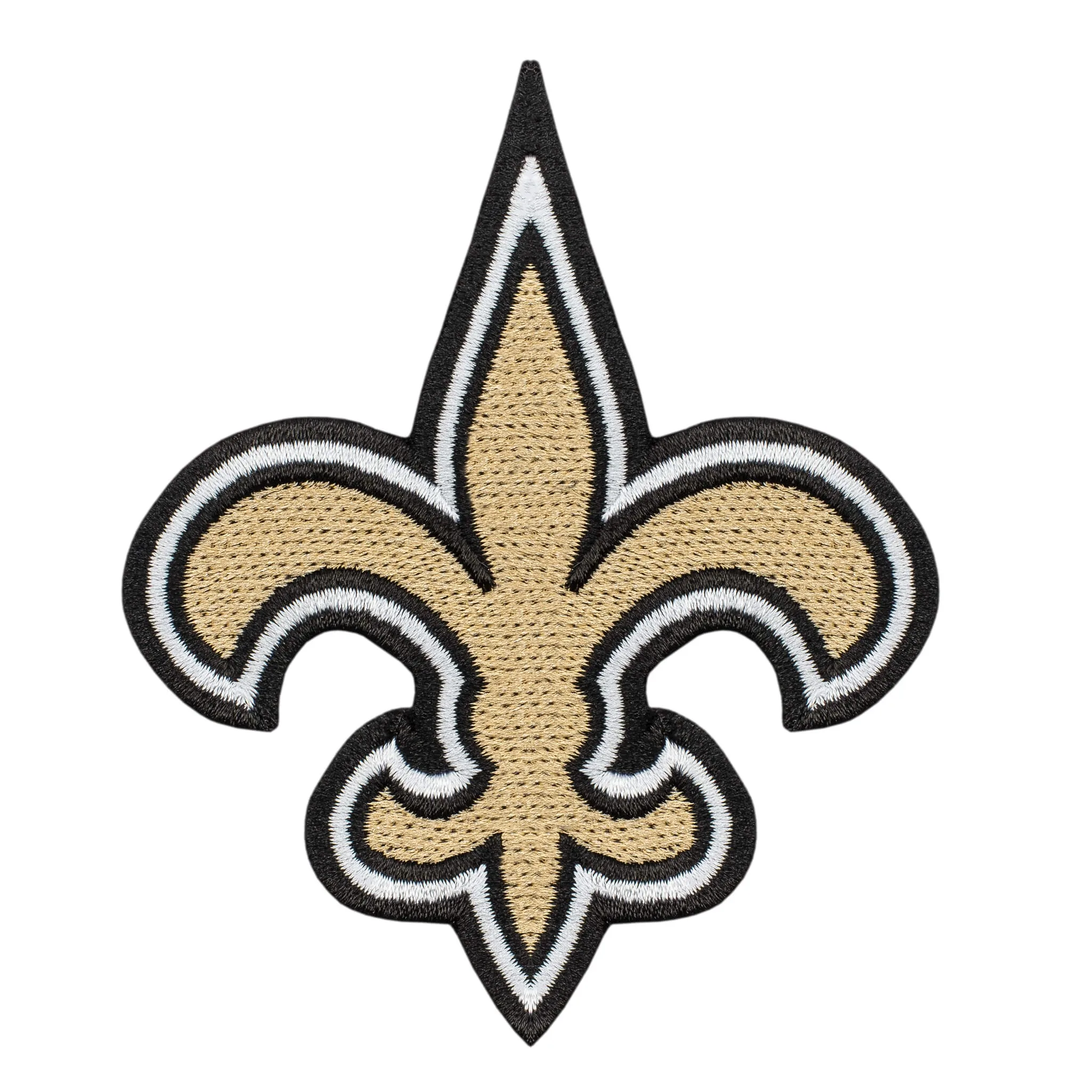 New orleans saints fleur de lis embroidered patch