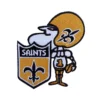 New orleans saints mascot helmet logo patch