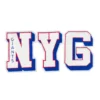 New york giants nyg letter embroidered patch