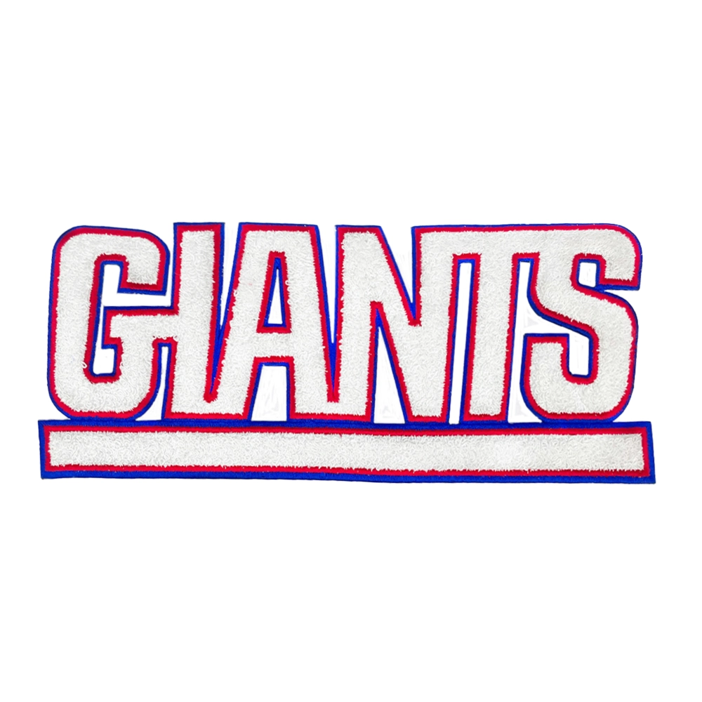 New york giants wordmark embroidered patch