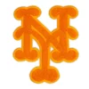 New york mets ny logo orange embroidered patch