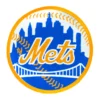 New York Mets Skyline Baseball Round Patch