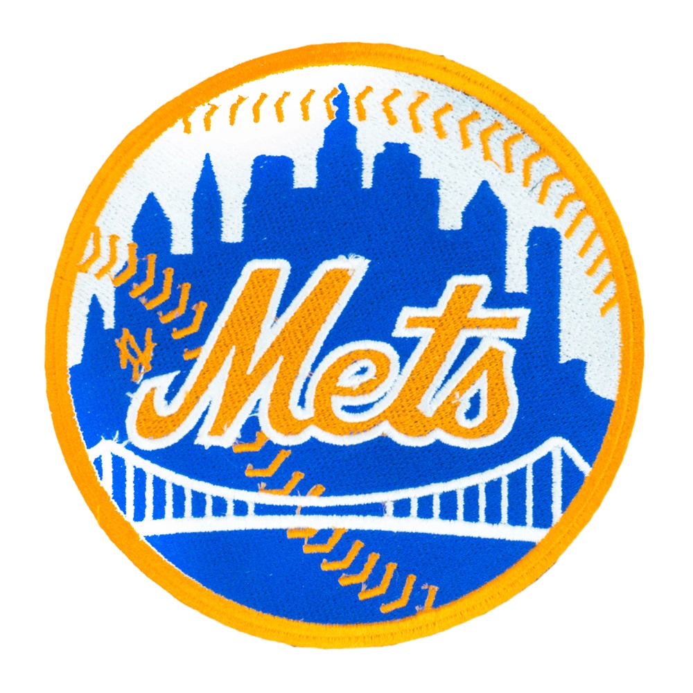 New York Mets Skyline Baseball Round Patch