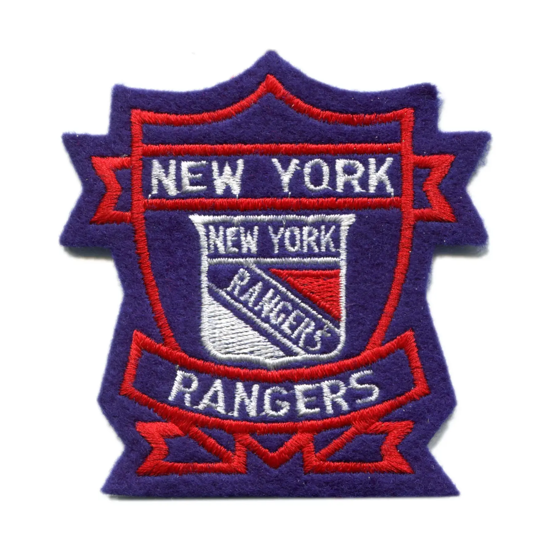 New york rangers 1992 vintage hockey embroidered patch