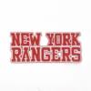 New york rangers script redwhite embroidered patch
