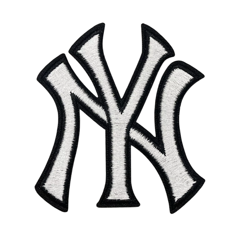 New York Yankees "NY" Black/White Patch