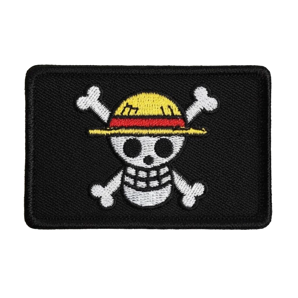 One piece straw hat pirates patch