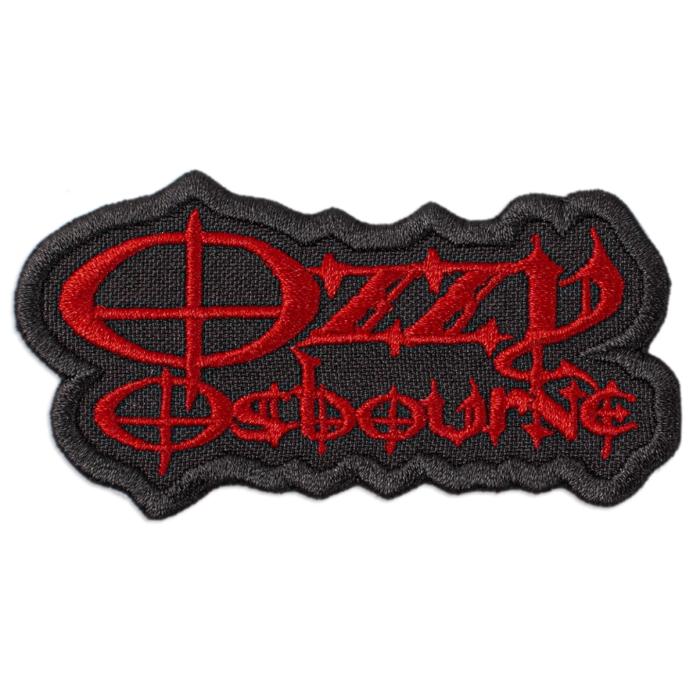 Ozzy Osbourne Red Gothic Logo Patch