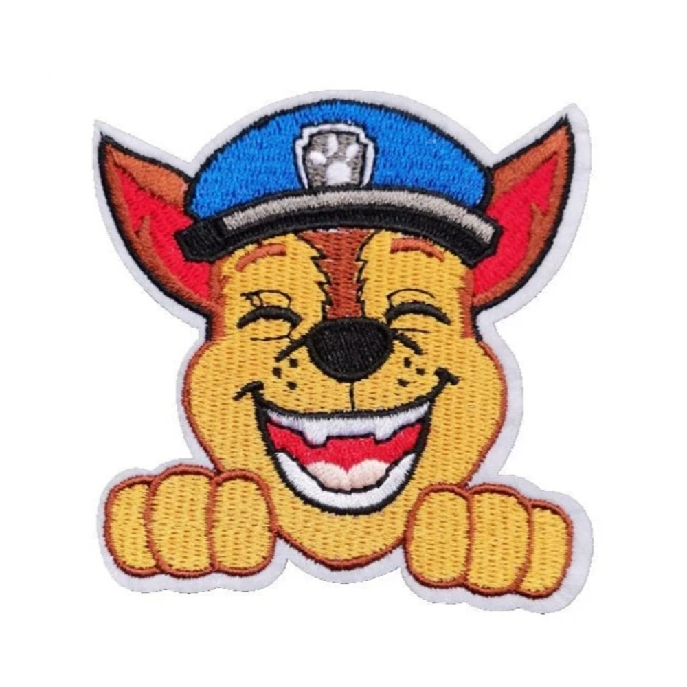 PAW Patrol Chase Laughing Face Patch