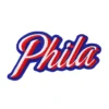 Philadelphia 76ers Phila Script Patch