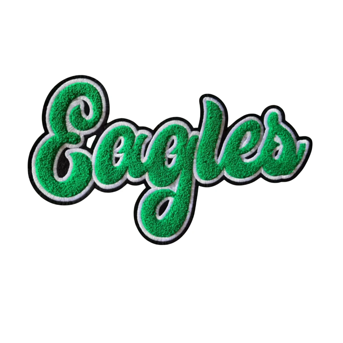 Philadelphia eagles script logo embroidered patch