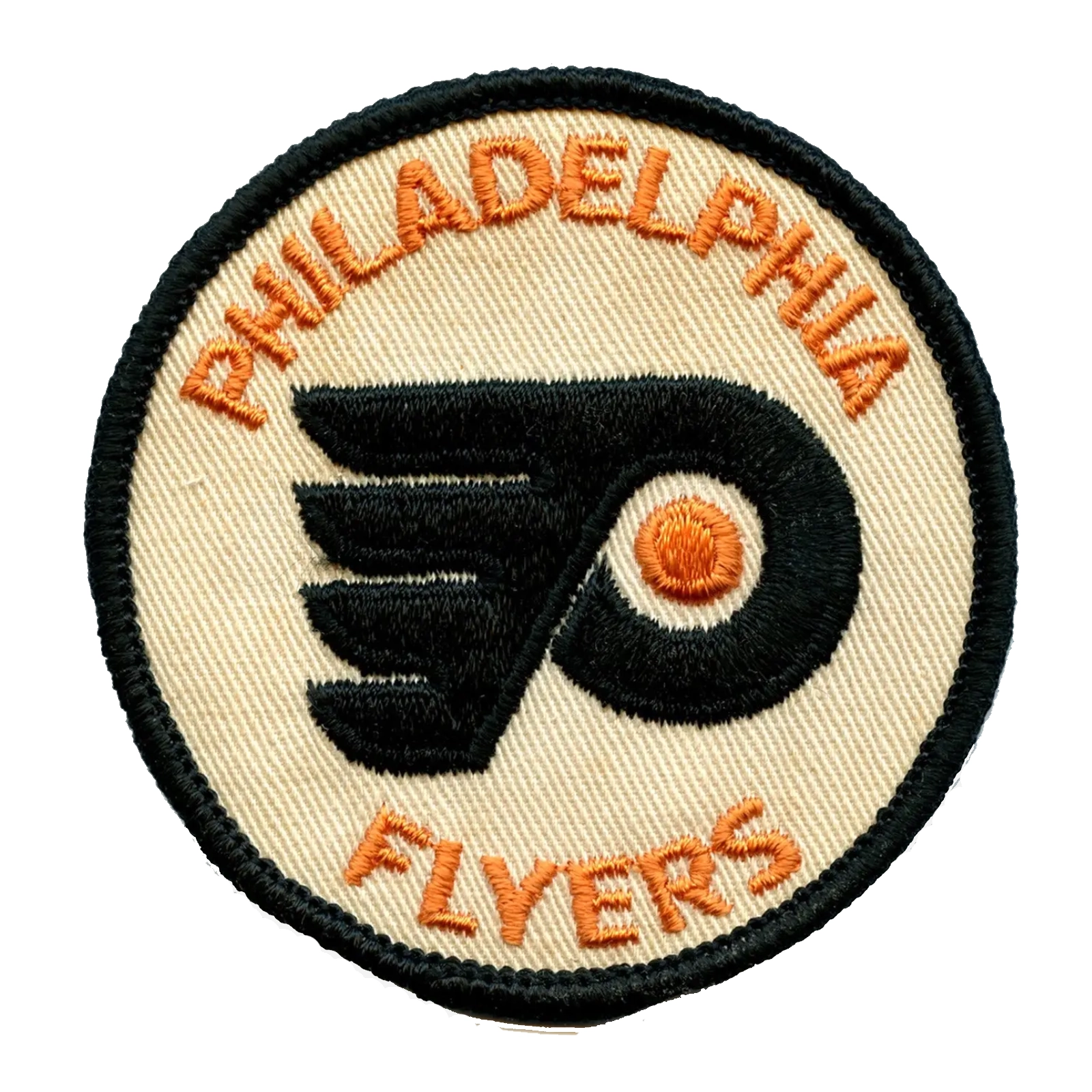 Philadelphia flyers vintage round logo embroidered patch