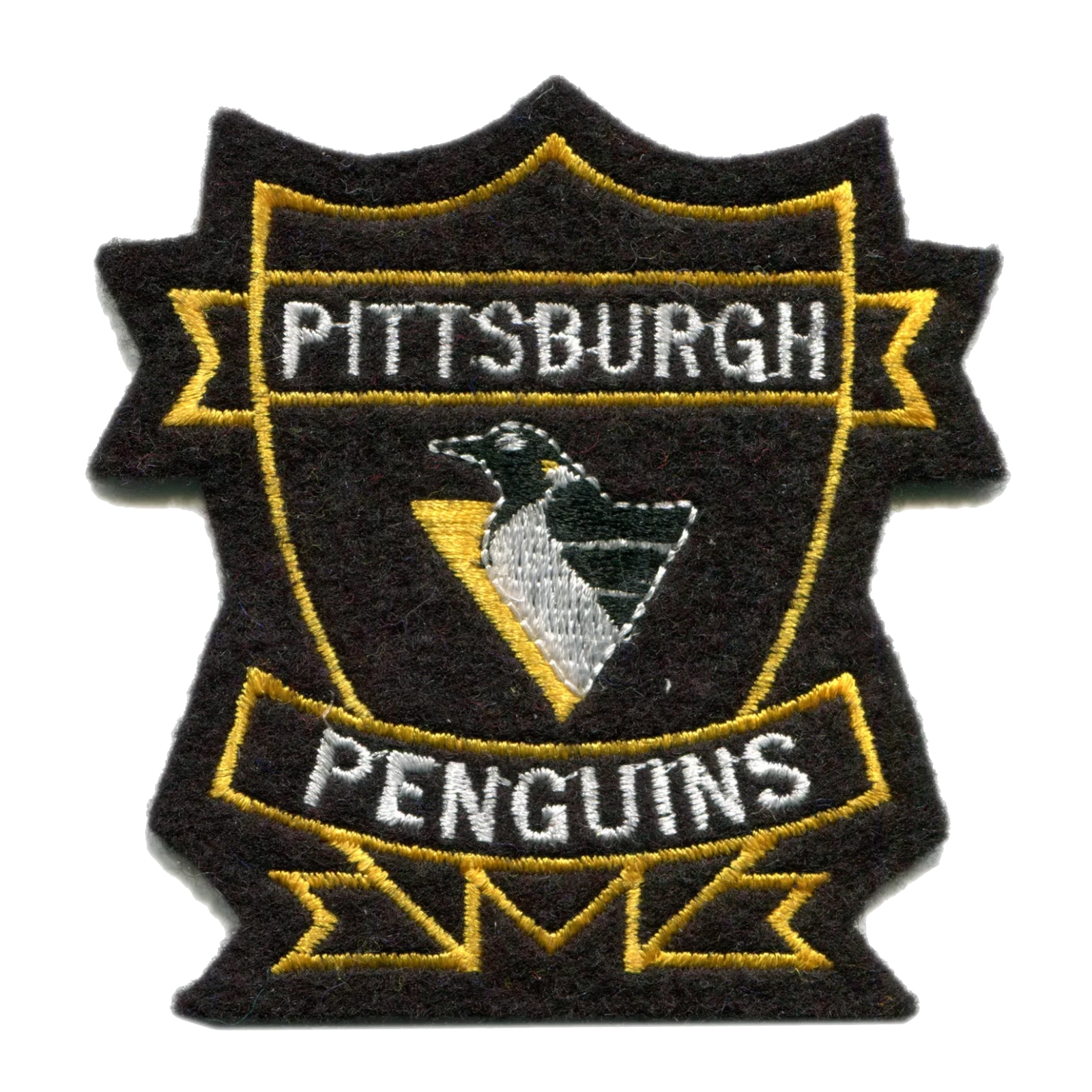 Pittsburgh penguins vintage shield patch