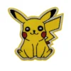 Pokemon pikachu sitting embroidered patch