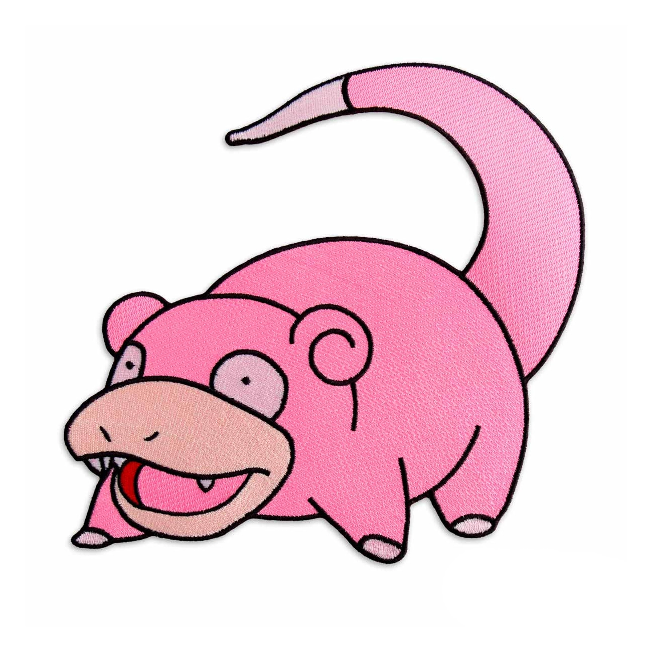 Pokemon pikachu slowpoke pink embroidered patch