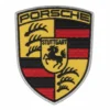 Porsche crest embroidered patch