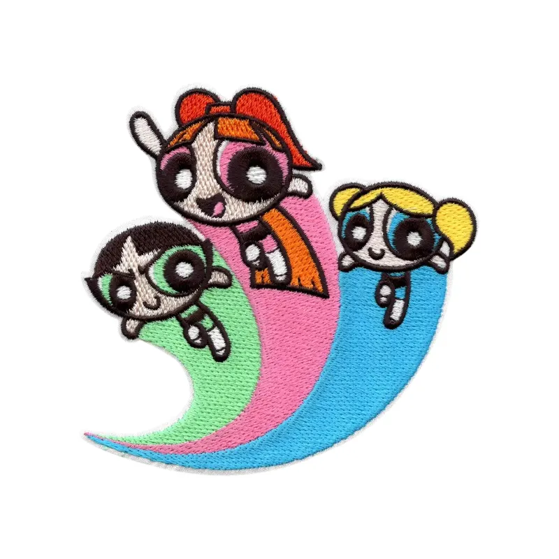 Powerpuff Girls Flying Action Patch