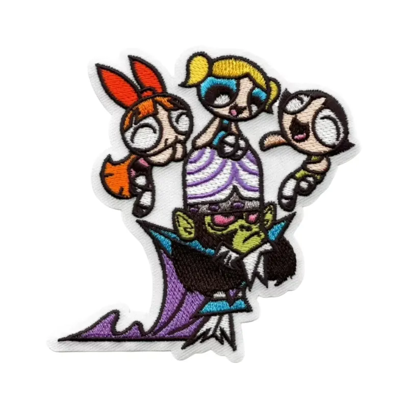 Powerpuff Girls Beat Mojo Jojo Patch