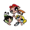 Powerpuff Girls Fly Holding Hands Patch