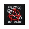 Punks Not Dead embroidered patch