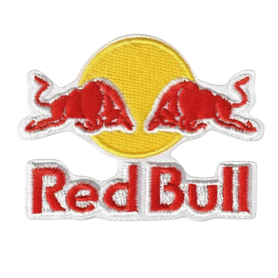 Red bull logo patch