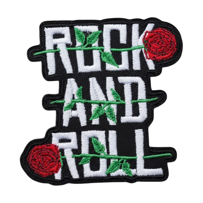 Rock and Roll Roses patch