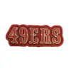 San francisco 49ers letter logo patch