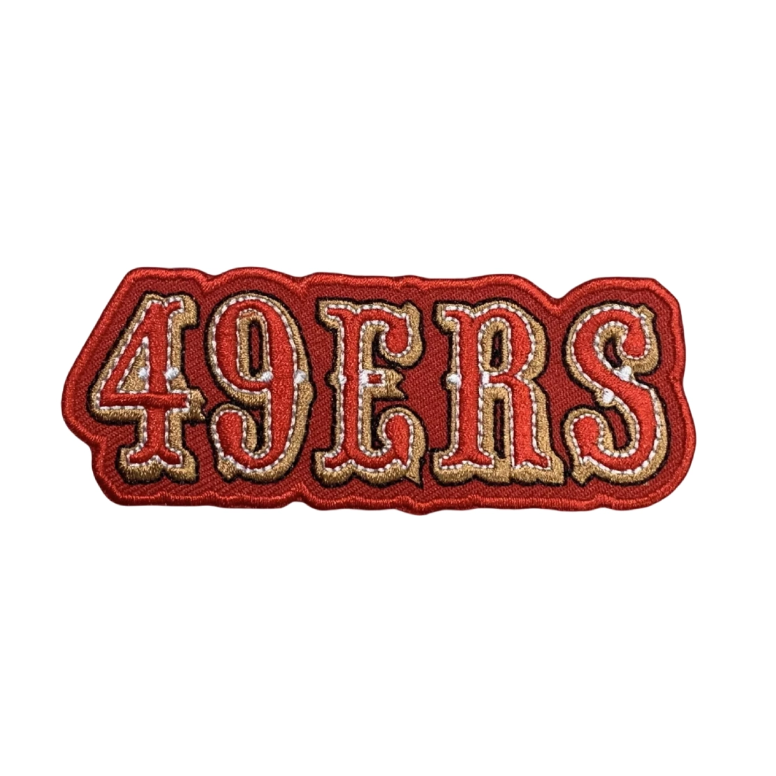 San francisco 49ers letter logo patch