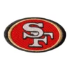 San francisco 49ers logo embroidered patch