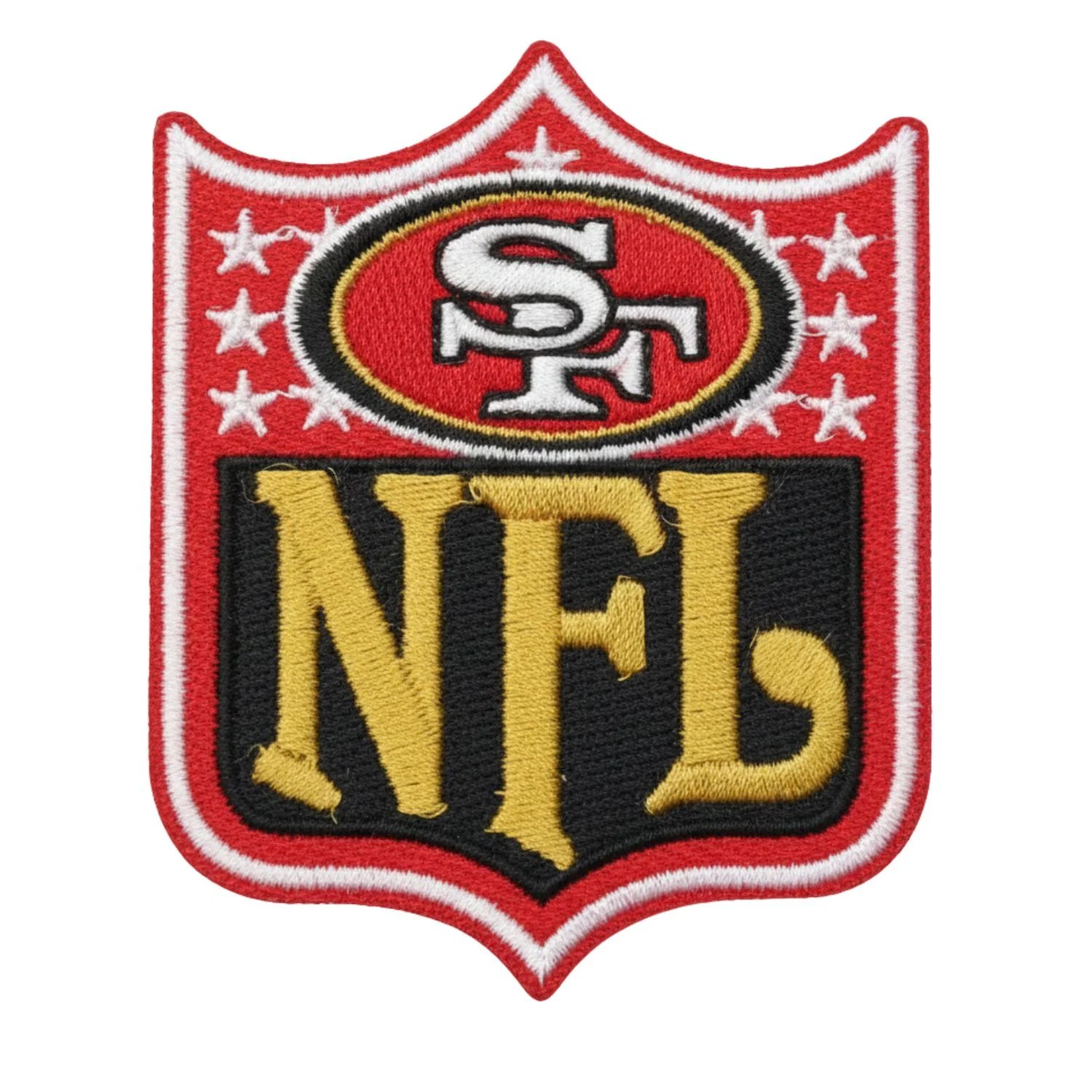 San francisco 49ers nfl shield embroidered patch