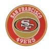 San francisco 49ers round sf logo embroidered patch