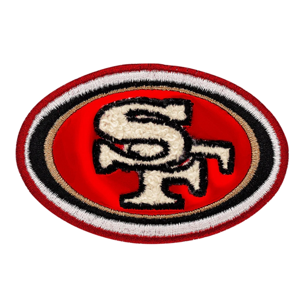 San francisco 49ers sf logo embroidered patch 1