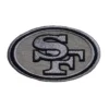 San Francisco 49ers Silver SF Oval Patch