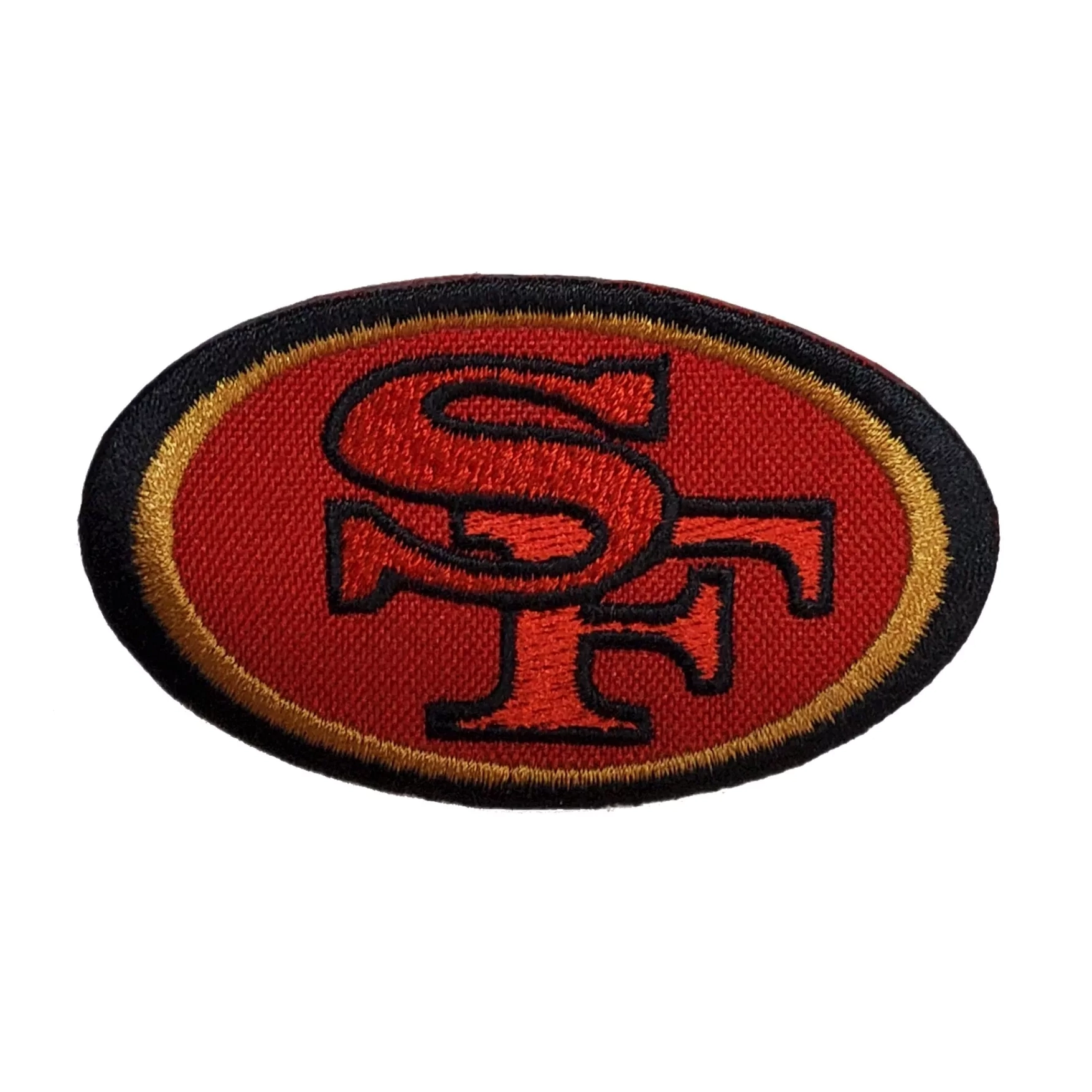 San francisco 49ers sf redgold logo embroidered patch