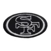 San Francisco 49ers Black SF Logo Patch
