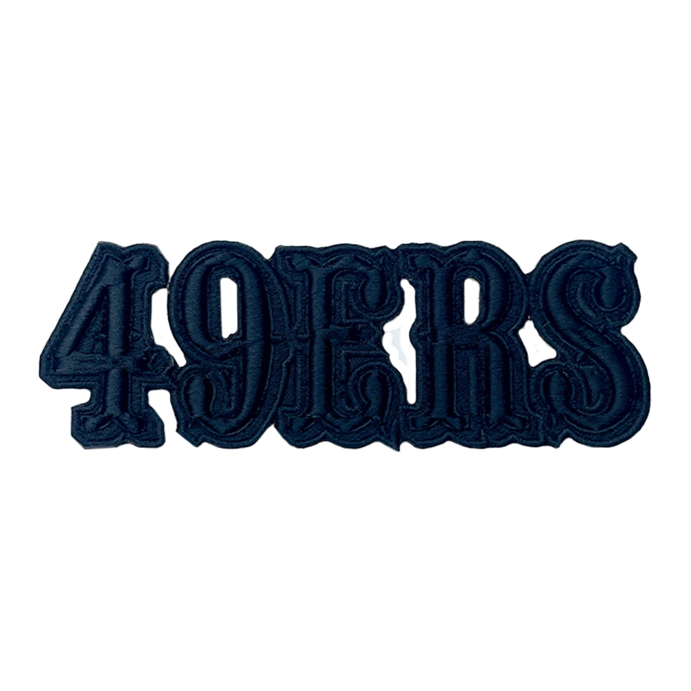 San francisco 49ers vintage black logo patch