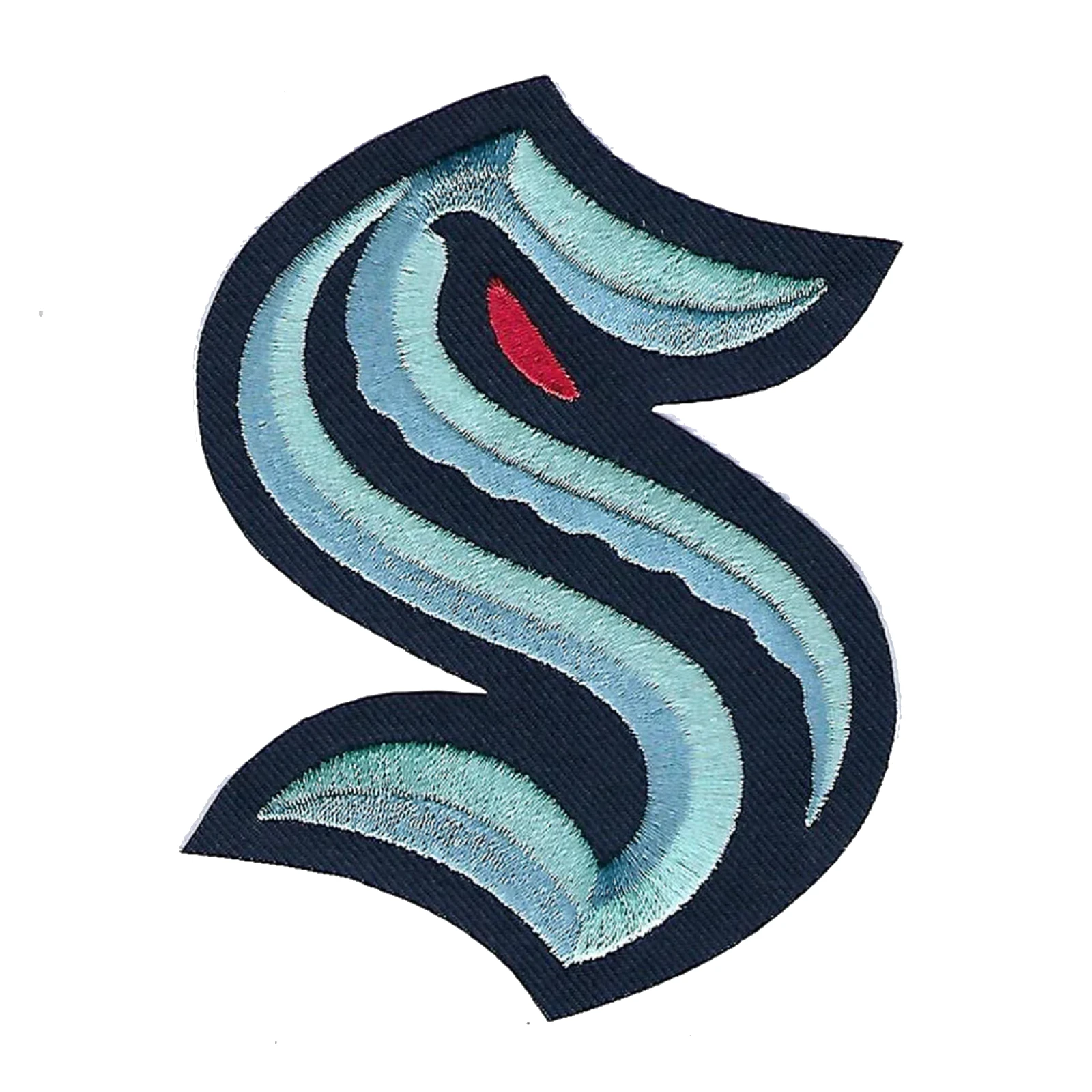 Seattle Kraken 'S' Logo Patch